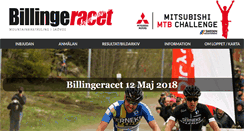 Desktop Screenshot of billingeracet.se